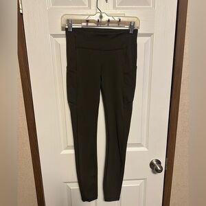 Lululemon Athletica Dark Green Leggings